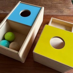 Lovevery Ball Drops and sliding box